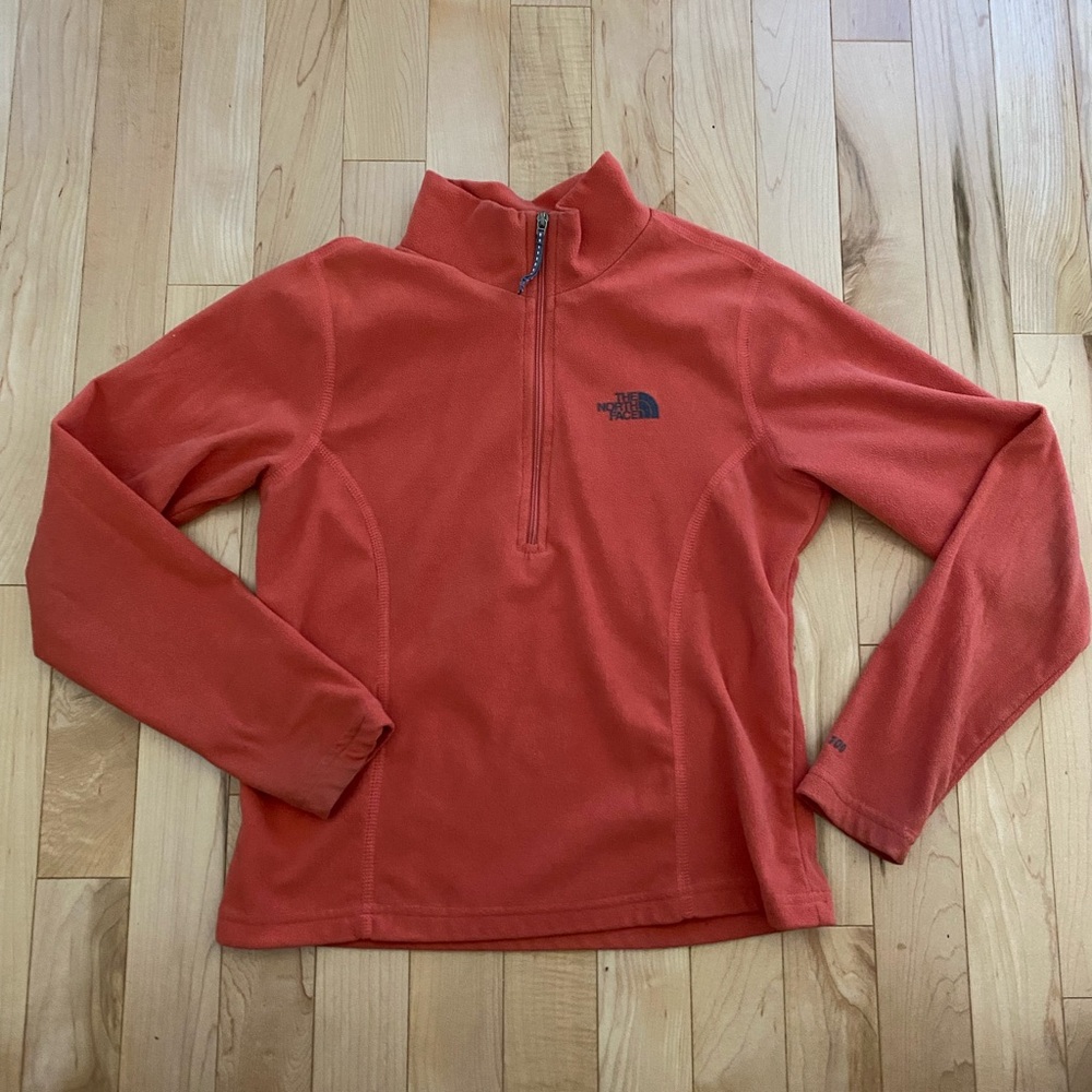 The North Face Orange Fleece Pullover
